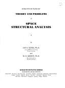 Cover image for Space Structural Analysis (Schaum Outline)