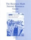 Cover image for Business Math Internet Resource Guide