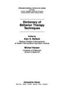 Cover image for Dictionary of behavior therapy techniques