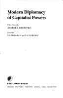 Cover image for Modern Diplomacy of Capitalistic Powers