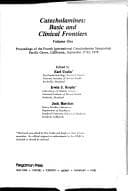 Cover image for Catecholamines: Basic and clinical frontiers 