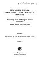 Cover image for Biomass for Energy, Environment, Agriculture and Industry