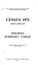 Cover image for Census, 1971