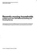 Cover image for Recently Moving Households