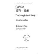 Cover image for Census 1971, the Longitudinal Study