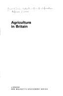 Cover image for Agriculture in Britain (Reference Pamphlet)