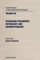 Cover image for Potassium transport