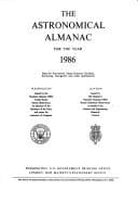 Cover image for Astronomical Almanac for the Year Nineteen Eighty-Six