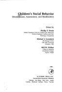 Cover image for Children's Social Behavior