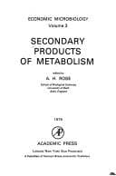 Cover image for Secondary products of metabolism