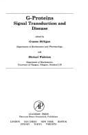 Cover image for G-Proteins Signal Transduction and Disease