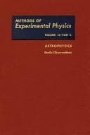 Cover image for Astrophysics (Methods of Experimental Physics)