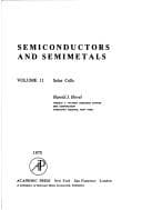Cover image for Semiconductors and Semimetals