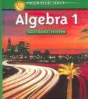 Cover image for Algebra 1 (California Edition)