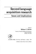 Cover image for Second Language Acquisition Research