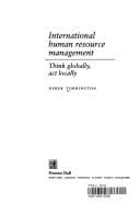 Cover image for International Human Resource Management