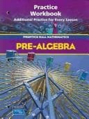 Prentice Hall Math Pre-Algebra Practice Workbook 2004c