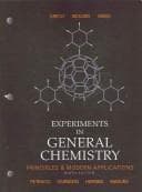 Cover image for Experiments in General Chemistry (9th Edition)
