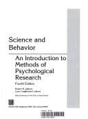 Cover image for Science and Behavior