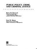 Cover image for Public Policy Crime and Criminal Justice