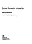 Cover image for Human-computer interaction