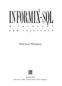 Cover image for Informix/SQL