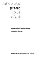 Cover image for Structured PL/zero plus PL/one