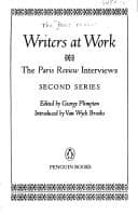 Cover image for Writers at Work 02 (Paris Review)