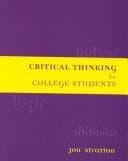 Cover image for Critical Thinking for College Students
