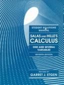 Cover image for Student Solutions Manual to Accompany Calculus