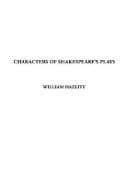 Cover image for Characters of Shakespeare's Plays