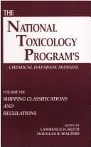 Cover image for The National Toxicology Program's Chemical Data Compendium, Eight Volume Set