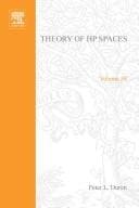 Cover image for Theory of Hp Spaces