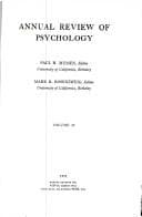 Cover image for Annual Review of Psychology