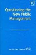 Cover image for Questioning the New Public Management