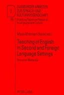 Cover image for Teaching Of English In Second And Foreign Language Settings