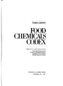 Cover image for Food chemicals codex