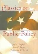 Cover image for Classics of Public Policy