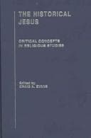 Cover image for The Historical Jesus (Critical Concepts in Religious Studies)