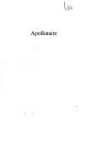 Cover image for Apollinaire.
