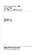 Cover image for Quantitative Analysis of Social Problems (Behavioral Science)