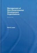 Cover image for The Management of Non-Governmental Development Organization