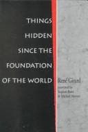 Cover image for Things hidden since the foundation of the world