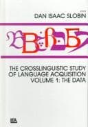 Cover image for The Crosslinguistic Study of Language Acquisition