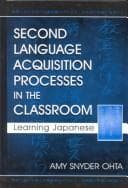 Cover image for Second Language Acquisition Processes in the Classroom