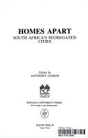 Cover image for Homes Apart