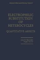 Cover image for Advances in heterocyclic chemistry.