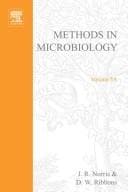 Cover image for Methods in microbiology.