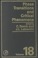 Cover image for Phase Transitions and Critical Phenomena