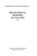 Biographical Memoirs of Fellows